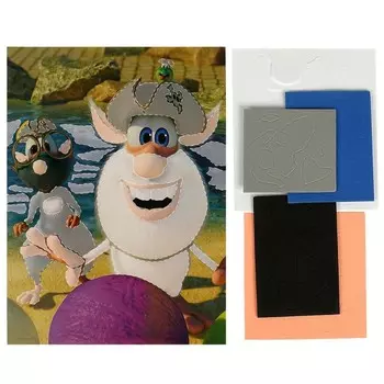 Аппликация объёмная из эва «Буба» 17 23 см, eva