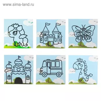 Аппликация «Веселье» подставка, стразы, МИКС