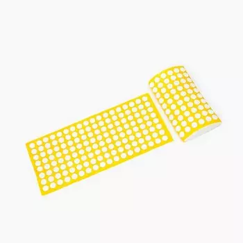 Аппликатор Кузнецова комплект, 144 колючки, спантекс, жёлтый, 260560 мм + валик 190320 мм