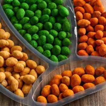 Арахис в хрустящей корочке «Крепкому орешку», вкус: мексиканская смесь, сыр, васаби, бекон, 170 г. (18+)