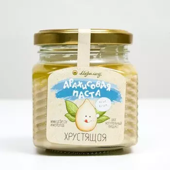 Арахисовая паста хрустящая Мералад 230г.