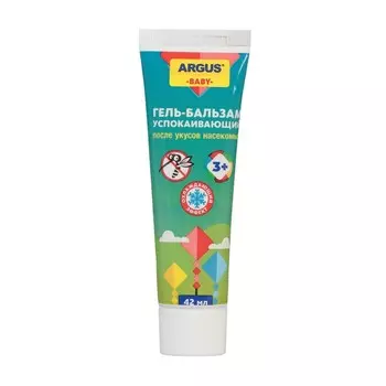 Гель-бальзам после укусов "ARGUS BABY", туба, 42 мл