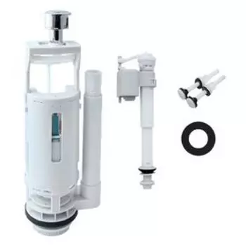 Арматура для унитаза IDDIS F012400-01K, нижняя подводка, два уровня слива