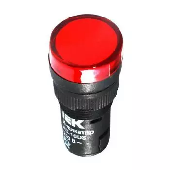 Арматура светосигнальная IEK, AD-16DS, 230 В, цвет красный, BLS10-ADDS-230-K04-16