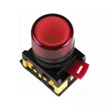 Арматура светосигнальная IEK, AL-22TE, цвет красный, BLS30-ALTE-K04