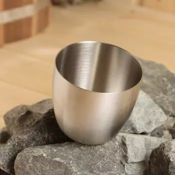 Аромачаша - испаритель для бани и сауны, 100 мл, металл