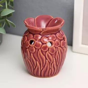 Аромалампа для эфирных масел «Цветочная поляна», керамика, 86.56.5 см, МИКС