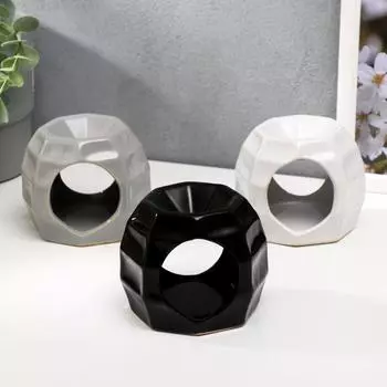 Аромалампа для эфирных масел «Геометрия», керамика, 888 см, МИКС