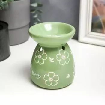 Аромалампа для эфирных масел «Нежные цветочки», керамика, 1199 см, МИКС