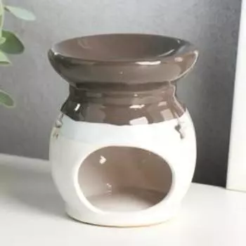 Аромалампа керамика "Пальмовый лист" 9,5х8,5х8,5 см