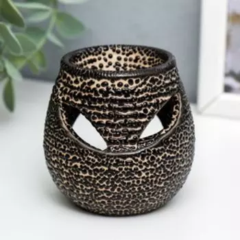 Аромалампа для эфирных масел «Ребристый шар», керамика, 777.5 см, МИКС