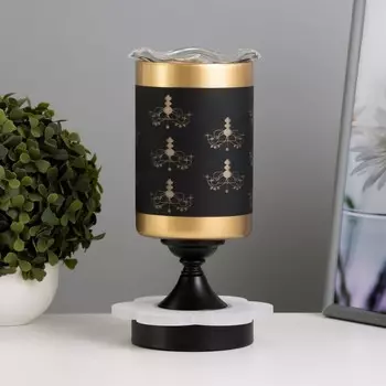 Аромалампа с подсветкой «Фигура» E14 40 Вт +RGB черный 101024.5 см