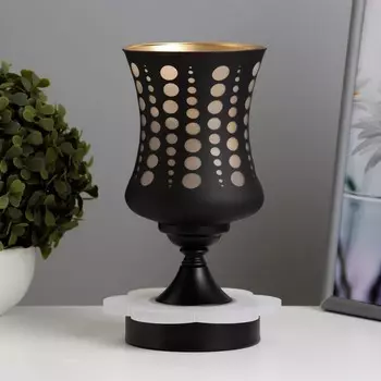 Аромалампа с подсветкой «Круги» GU10 35 Вт+RGB черный 111123 см