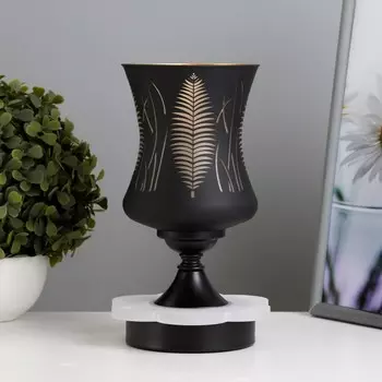 Аромалампа с подсветкой «Листья» GU10 35 Вт+RGB черный 111123 см