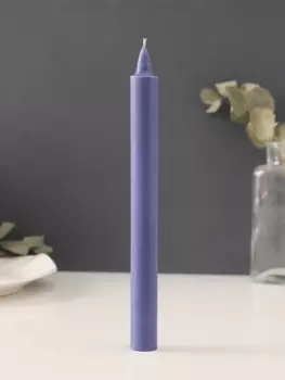 Ароматическая свеча парафиновая хозяйственная, 219 см, 55 г, лаванда
