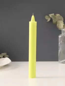 Ароматическая свеча парафиновая хозяйственная, 2.421 см, 80 г, жасмин