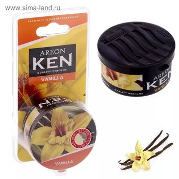 Ароматизатор AREON KEN BLISTER, ваниль