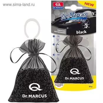 Ароматизатор Dr.Marcus Fresh bag "Black", подвесной, на зеркало, 20 г