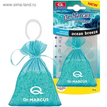 Ароматизатор Dr.Marcus Fresh bag "Океанский бриз", подвесной, на зеркало, 20 г