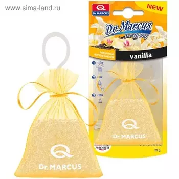 Ароматизатор Dr.Marcus Fresh bag "Ваниль", мешочек, на зеркало, 20 г