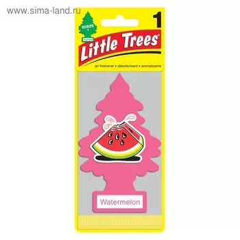 Ароматизатор Ёлочка Little Trees Арбуз, Watermelon