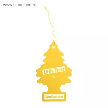 Ароматизатор Ёлочка Little Trees Аромат ванили , Vanillaroma