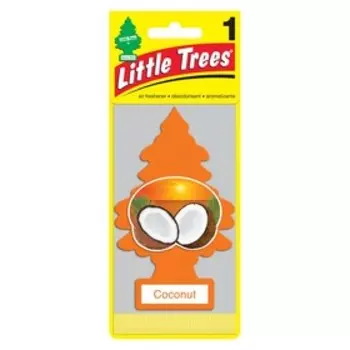 Ароматизатор Ёлочка Little Trees Кокос, Coconut