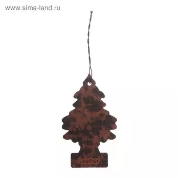 Ароматизатор Ёлочка Little Trees Кожа, Leather