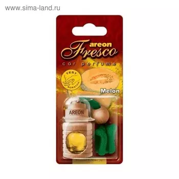 Ароматизатор на зеркало Areon fresco, бутылочка, дыня 704-051-306