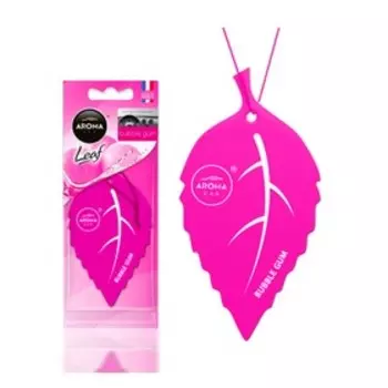 Ароматизатор на зеркало Aroma Car, Листик, баббл гам