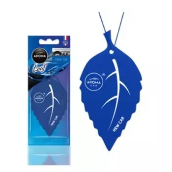 Ароматизатор на зеркало Aroma Car, Листик, новая машина