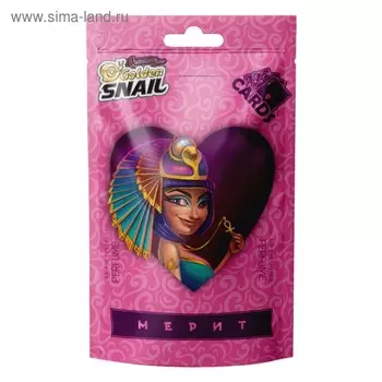 Ароматизатор подвесной, Golden Snail, Червы "Мерит", пластина