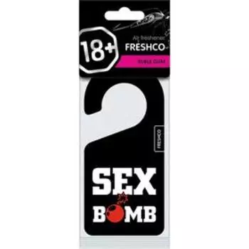 Ароматизатор в машину Freshco 18+ «Бабл-гам», подвесной