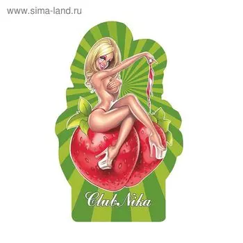 Ароматизатор в машину Freshco Babies ClubNika «Клубника», подвесной