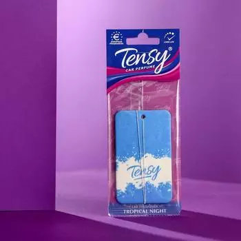 Ароматизатор подвесной Tensy картонный, Тропическая ночь TA-03 МИКС