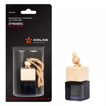Ароматизатор подвесной в бутылочке AIRLINE куб Perfume, DYNAMIC AFBU239