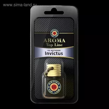 Ароматизатор подвесной во флаконе Top Line, 6 мл, по мотивам Paco Rabanne Invictus