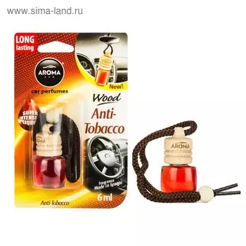 Ароматизатор подвесной WOOD Anti Tobacco PHANTOM