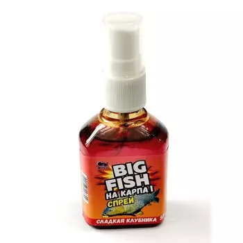 Ароматизатор-спрей «BIG FISH-На карпа!» «Сладкая клубника», 50 мл