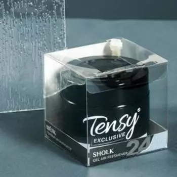 Ароматизатор в банке Tensy Шёлк гелевый, с пробником, 60 мл, KZ-24 (аромат сладких ягод с бергамотом)