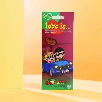 Ароматизатор воздуха LOVE IS…Вишня-Лимон, картон