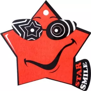 Ароматизатор воздуха "Star Smile", подвесной, свежесть луга