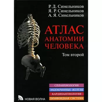Атлас анатомии человека. Том 2. Учебное пособие. 8-е издание, переработанное. Синельников Р.Д., Синельников Я.Р., Синельников А.Я.