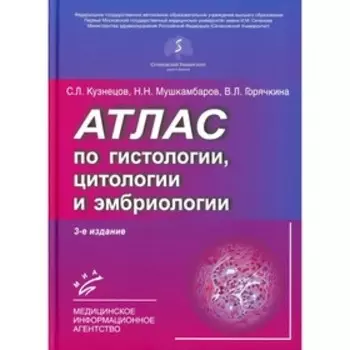 Атлас по гистологии, цитологии и эмбриологии, 3-е издание, дополненное и переработанное. Горячкина В.Л., Кузнецов С.Л., Мушкамбаров Н.Н.