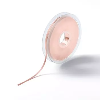 Атласная лента 3мм 50м Prym (84 персиковый)