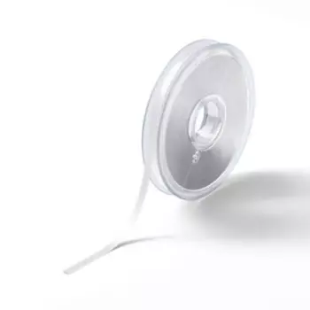 Атласная лента 6мм 25м Prym (06 серебро)