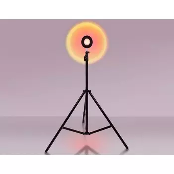 Атмосферная светодиодная настольная лампа с пультом Ambrella light, Desk, DE8387, LED, 3 Вт, 225Lum, RGB, цвет чёрный