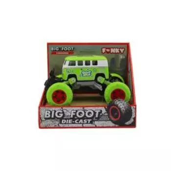 Автобус, инерционный механизм, рессоры, зелёный