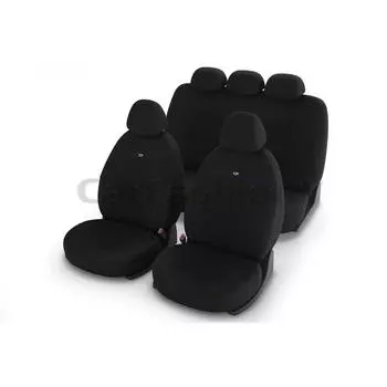 Авточехлы Corsar, трикотаж, черный/синий