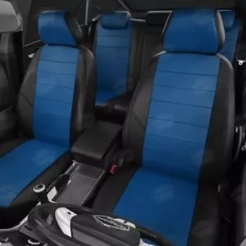 Авточехлы для Haval F7 с 2019-н.в. внедорожник Задняя спинка 40 на 60, сиденье единое. Задний подлокотник (молния), 5подголовников
